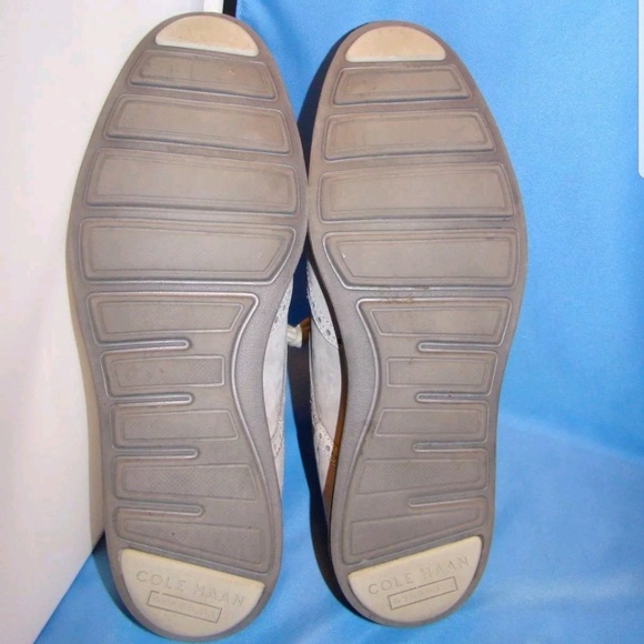 Men's Cole Haan Wingtip Oxford Shoes  11M Gray - Picture 6 of 7